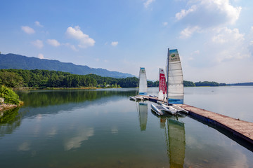 重庆龙水湖帆船码头