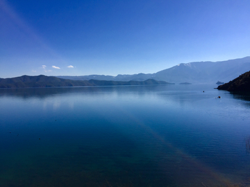 泸沽湖山水风光