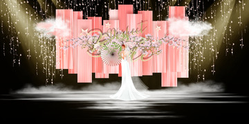 粉白色小清新婚礼