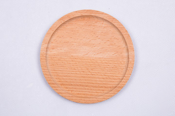 圆形木盘子
