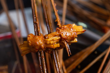 姜丝牛肉串串