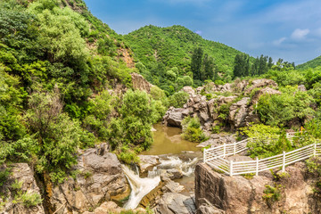 延庆乌龙峡谷自然风景