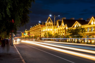 小镇夜景