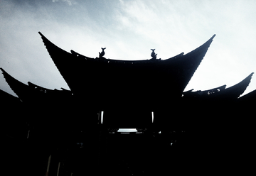 中式建筑剪影