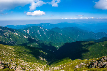 秦岭主峰太白山风光