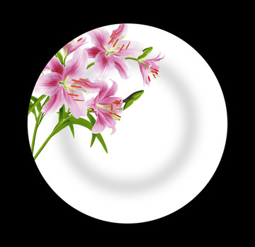 餐具花面