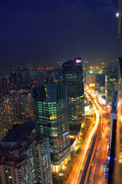 广州城市风光夜景
