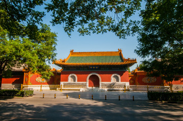 北京西黄寺山门