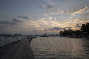 傍晚景
