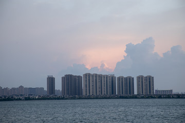 傍晚景