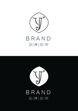 Y字母标志设计LOGO