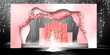 粉色小清新婚礼设计