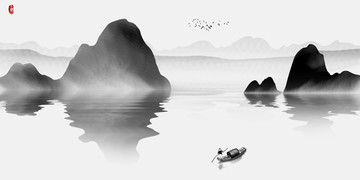 意境水墨画