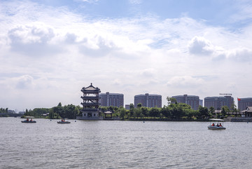 华阳湖景