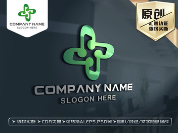 绿色健康LOGO设计