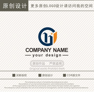 GJ字母建材建筑工程logo