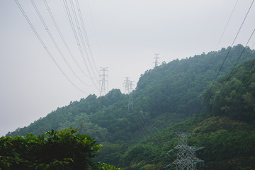 塘朗山高压电网