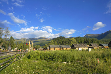 西北第一村新疆白哈巴村