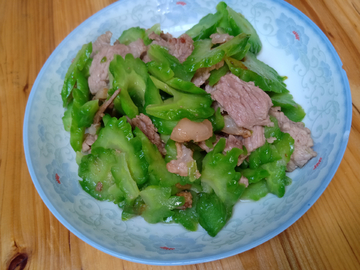 肉炒苦瓜