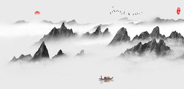 水墨山水