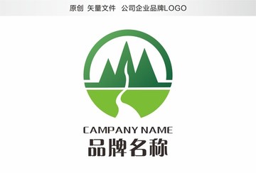 山水LOGO