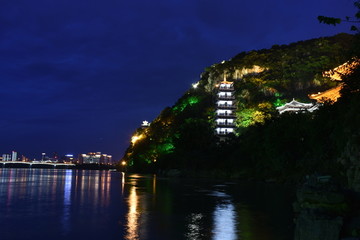 百里柳江夜景