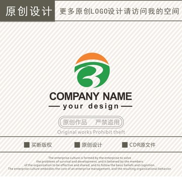 B字母老鹰化工科技logo