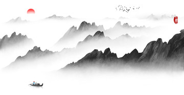 水墨画