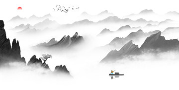 水墨画