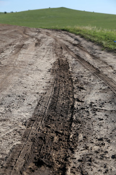 泥泞的道路