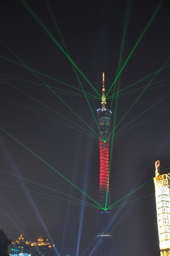 广州塔小蛮腰夜景真迷人