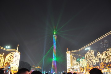 广州塔夜景