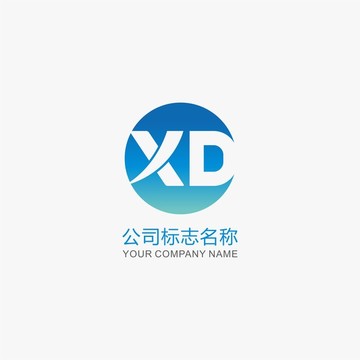 字母XD标志logo
