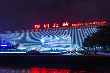 深圳北高铁站
