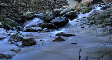 山间溪流