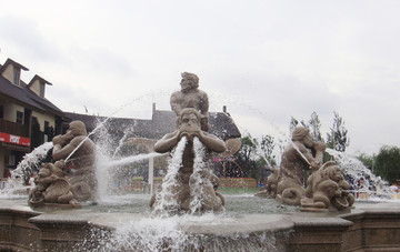 喷泉雕塑