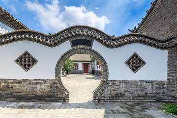 杨家埠古典园林月门