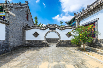 杨家埠古典园林月门