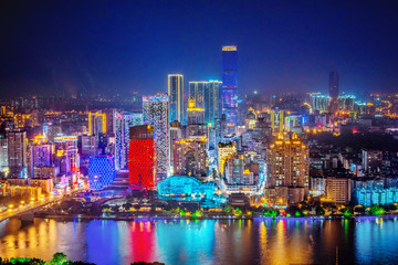 柳州市中心夜景