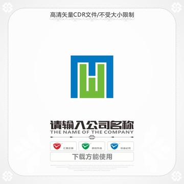 创意字母WMlogo