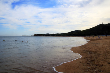 大连海滩风光