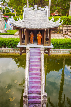 越南独柱寺模型