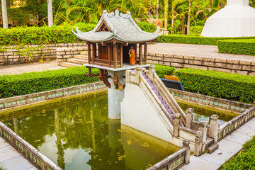 越南独柱寺模型