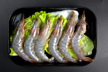 虾海鲜美食实拍图