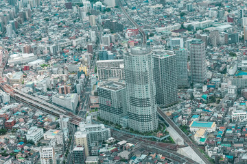 晴空塔天空树俯瞰东京街道