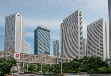 新宿高层建筑群东京新宿地标