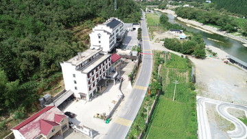 航拍山庄