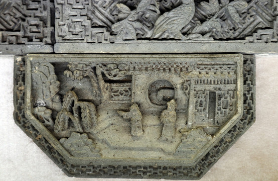 古代生活场景浮雕