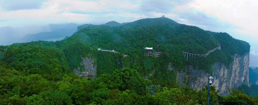 天门山全景图