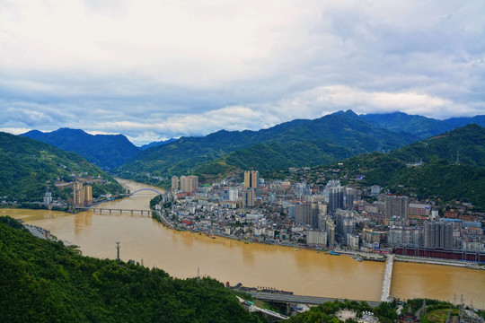 紫阳县城风光